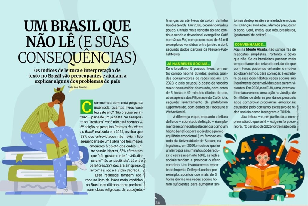 Mente Afiada — Um Brasil que não lê (página 1)